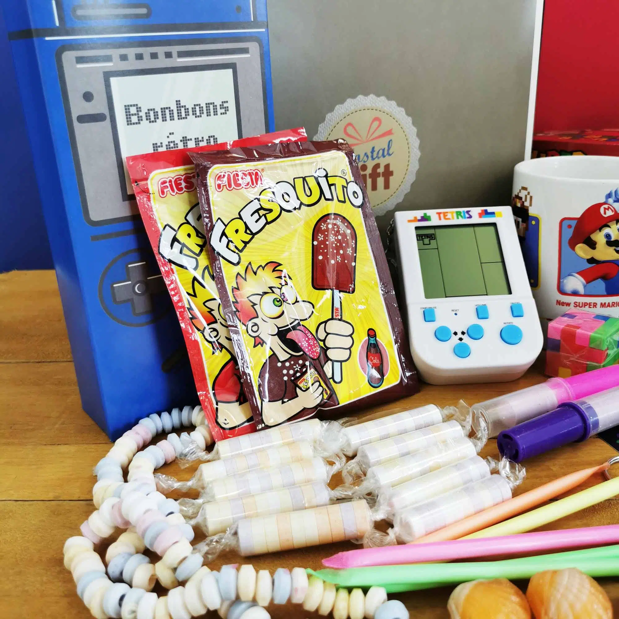 Coffret Cadeau « Retrogaming » et sa console Tetris – Image 4