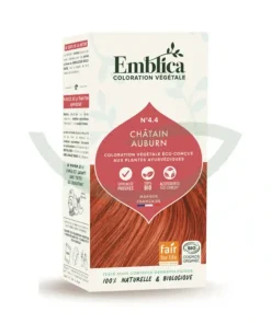 Coloration végétale châtain auburn – 100g – Emblica