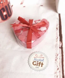 Confetti de bain en forme de coeur