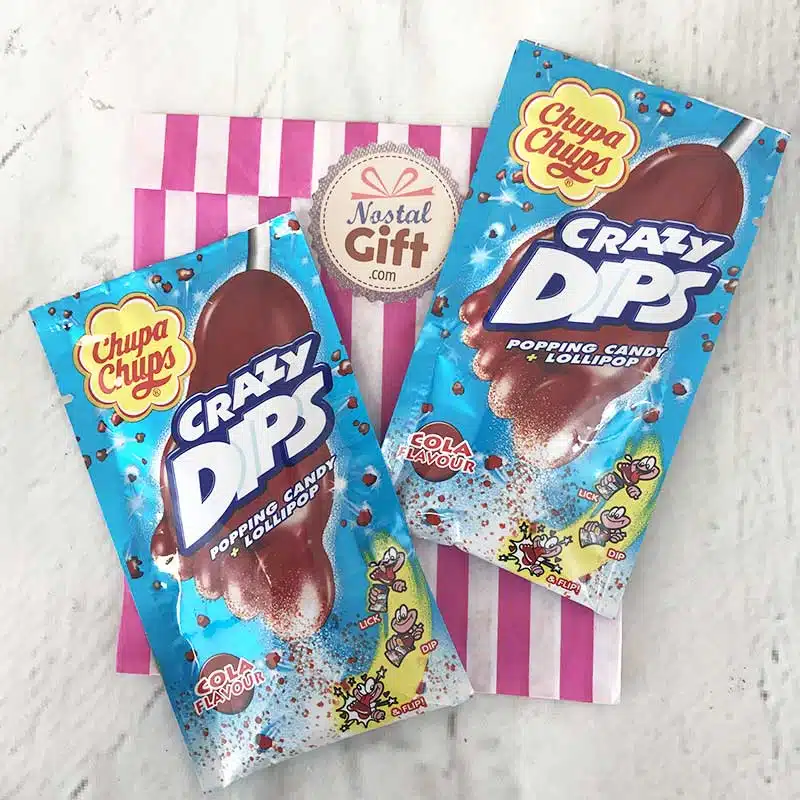 Crazy Dips – Sucettes à tremper goût cola x2