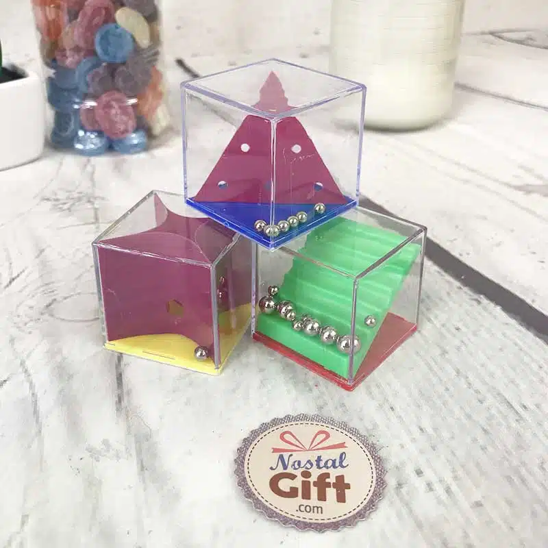 Casse-tête à billes – Jeu de patience cube x3