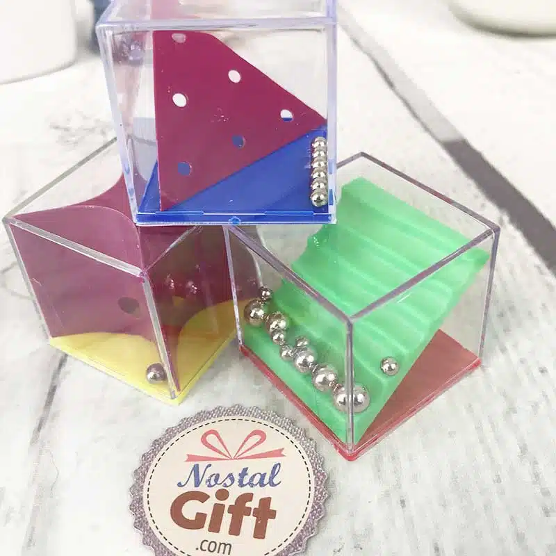 Casse-tête à billes – Jeu de patience cube x3 – Image 2