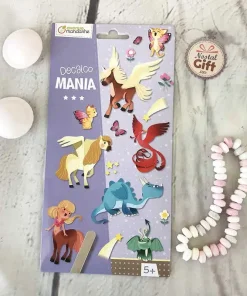 Décalcomanie – Animaux fantastiques