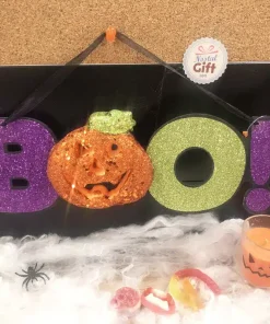 Décoration d’Halloween – BOO ! à suspendre