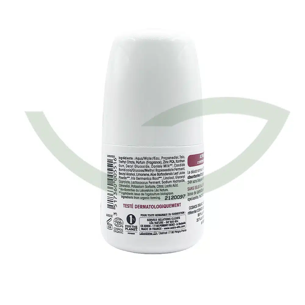 Déodorant douceur lait d’ânesse – 50ml – So Bio – Image 2