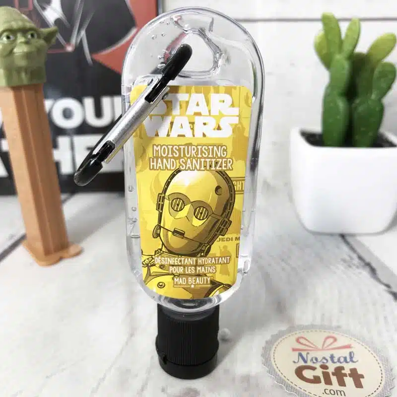 Gel désinfectant hydratant pour les mains – C3P0 (Star Wars) – parfum Ambre et Ginseng
