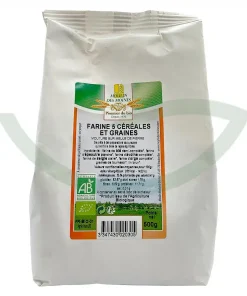 Farine 5 céréales et graines – 500g – Moulin des Moines