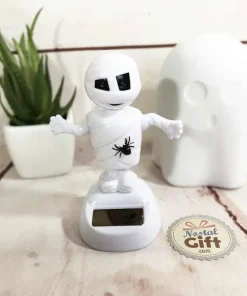 Petite figurine mobile Momie à énergie solaire