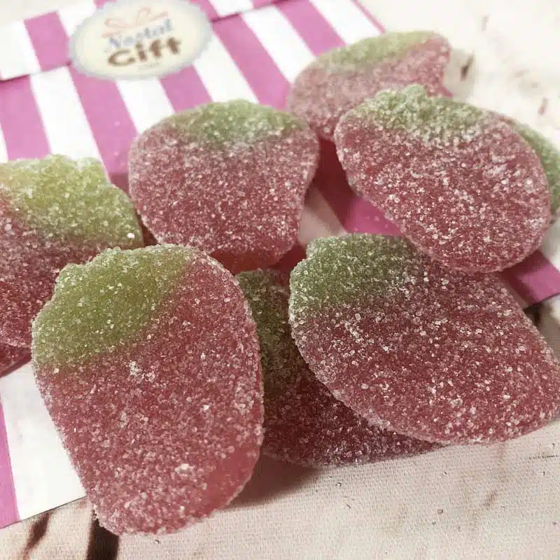 Bonbon forme goût fraise géante acidulée x10 – Image 2