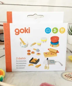 Jeux en bois – accessoires de pâtisserie pour maison de poupées