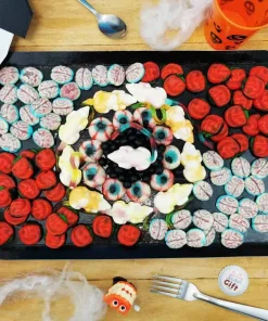 Grand plateau de bonbons Halloween