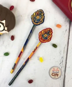 Harry Potter – Lot de 2 crayons à papier avec gomme emblème