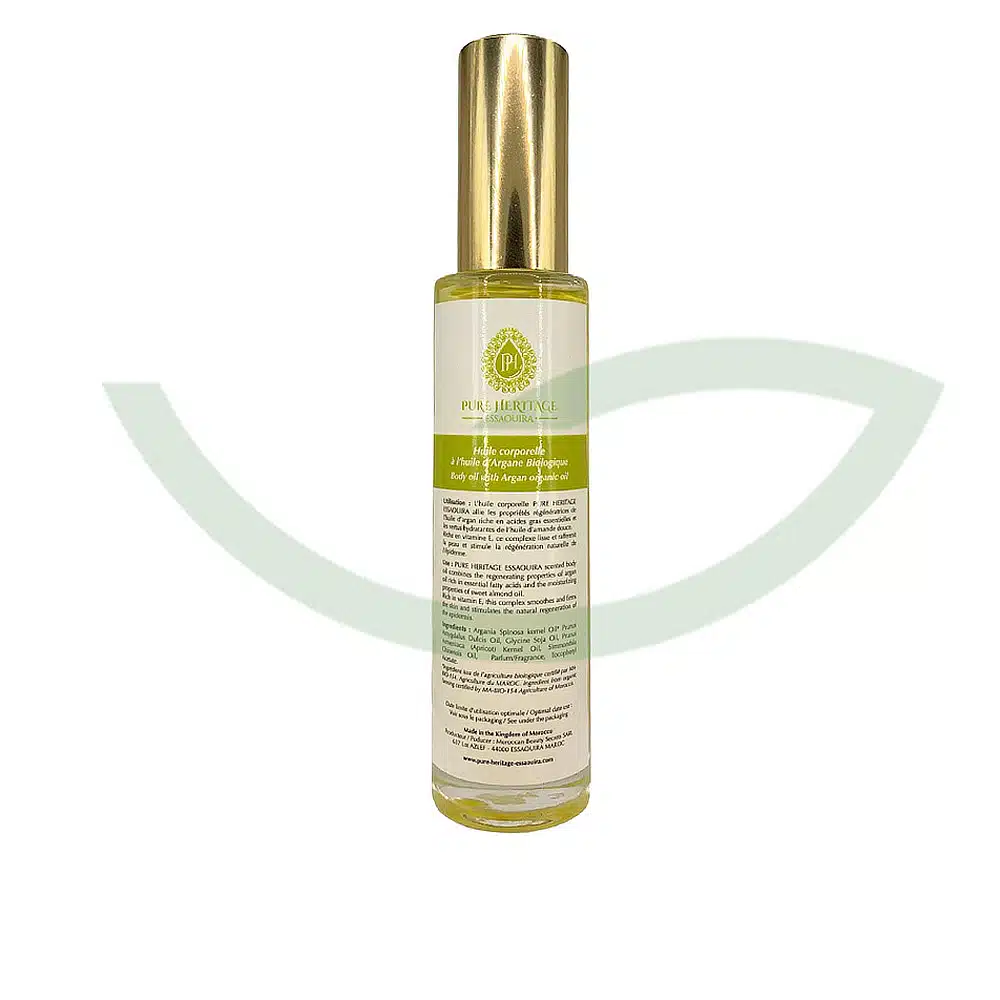 Huile d’argane à la verveine – 50ml – Pure Heritage Essaouira – Image 2