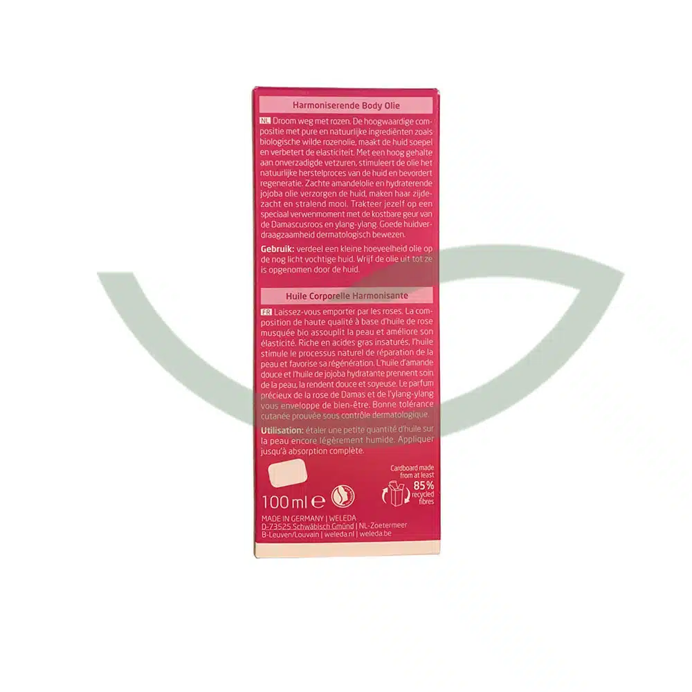 Huile harmonisante à la rose musquée – 100ml – Weleda – Image 2