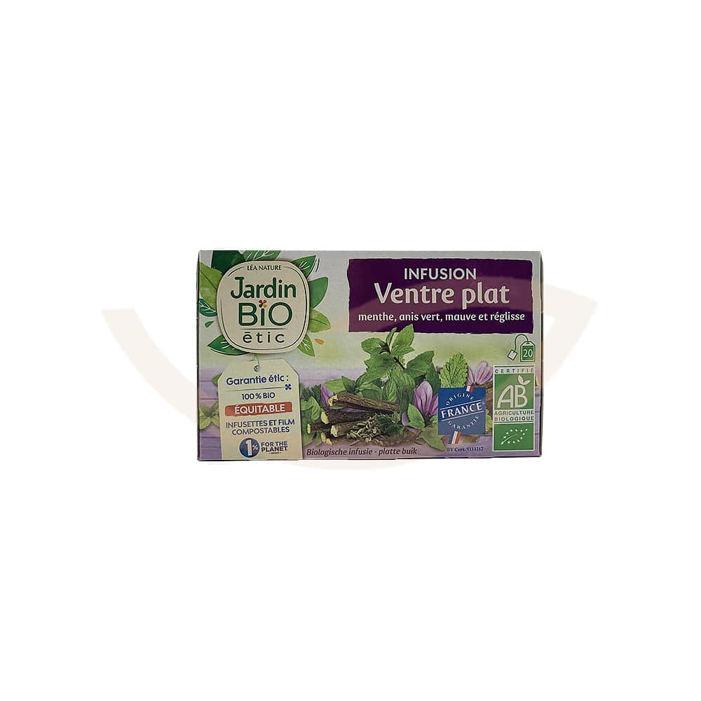 Infusion ventre plat – 20 sachets – Jardin BIO