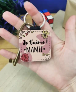 Porte clé “Je t’aime mamie” – Cadeau Mamie