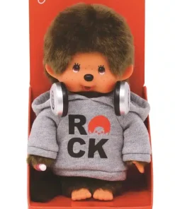 Peluche Monchhichi Kiki Rock (20 cm)