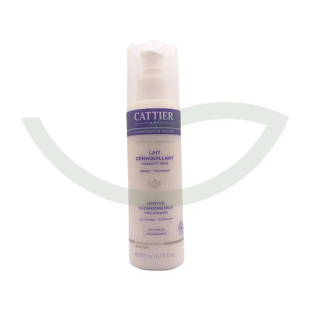 Lait démaquillant yeux visage – 200ml – Cattier