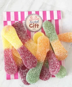 Bonbon langues de chat goût fruits citriques x10