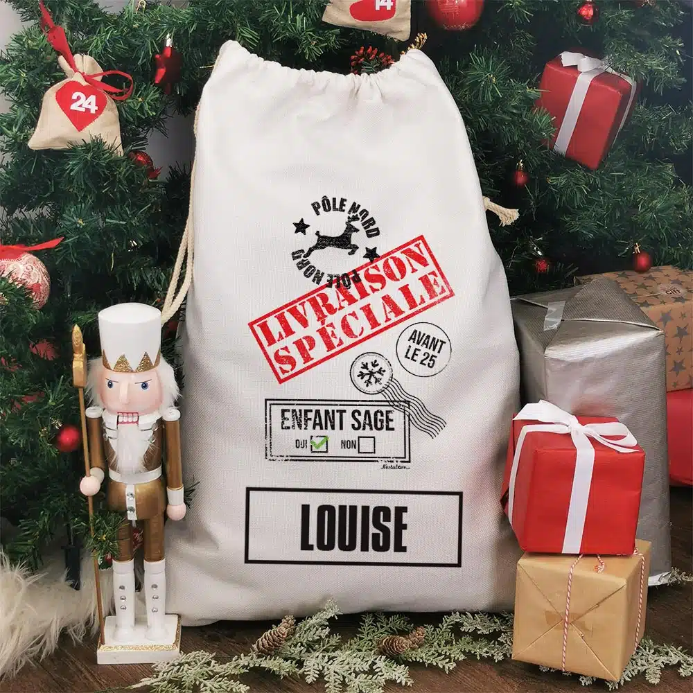 Hotte de Noël XXL personnalisée – Livraison spéciale – Image 3