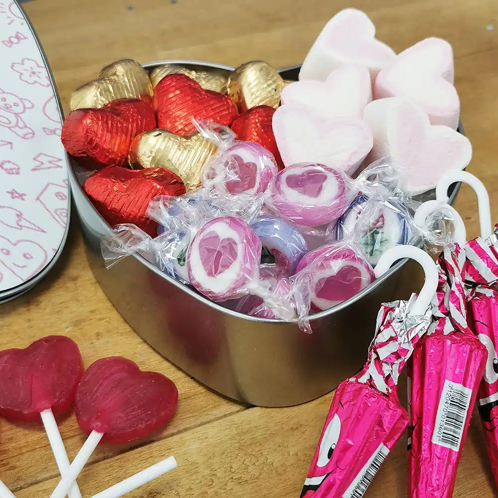 Coffret Bonbon “Ma maman d’amour” (Boîte coeur en métal) – Image 2