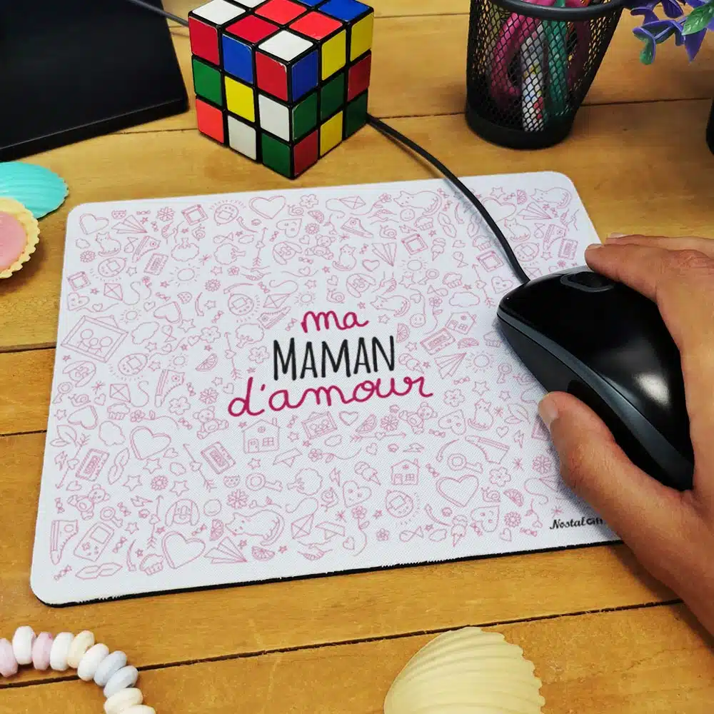 Tapis de souris “Ma maman d’amour” de la collection “D’amour