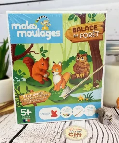 Mako moulages – Balade en forêt – 3 moules