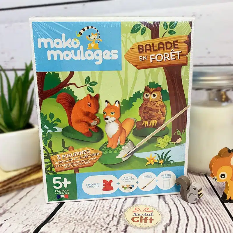 Mako moulages – Balade en forêt – 3 moules
