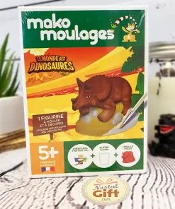 Mako moulages Le MONDE des DINOSAURES – Tricératops – 1 moule