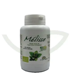 Mélisse Bio – 200 gélules – 250mg – GPH