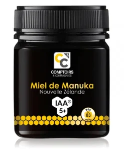 Miel de Manuka IAA5+ MGO83 – 250g – Comptoirs et Compagnies