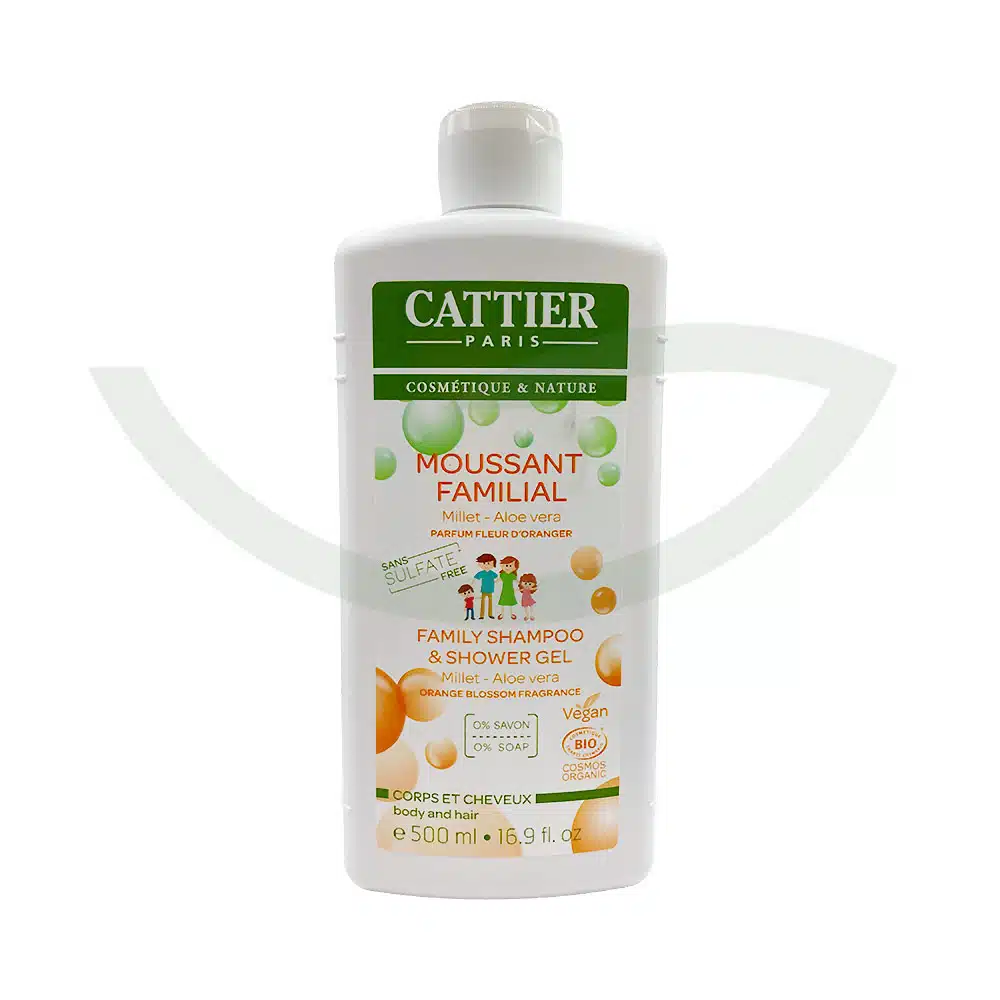 Moussant familial 2 en 1 – 500ml – Cattier