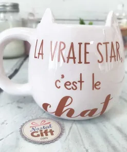 Mug 3D Chat – La vraie star c’est le chat