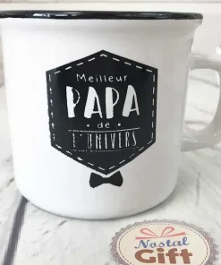 Tasse “Meilleur Papa de l’univers” noir