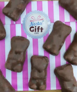 Oursons guimauve au chocolat au lait  x 10