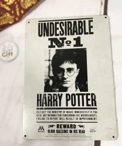 Harry Potter – Poster avis de recherche – Plaque en métal