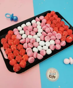 Plateau de bonbons Rose – Gender Reveal Fille