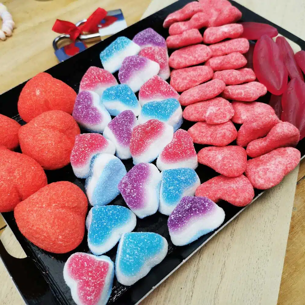Plateau de bonbons sucré à partager – Saint valentin – Image 6