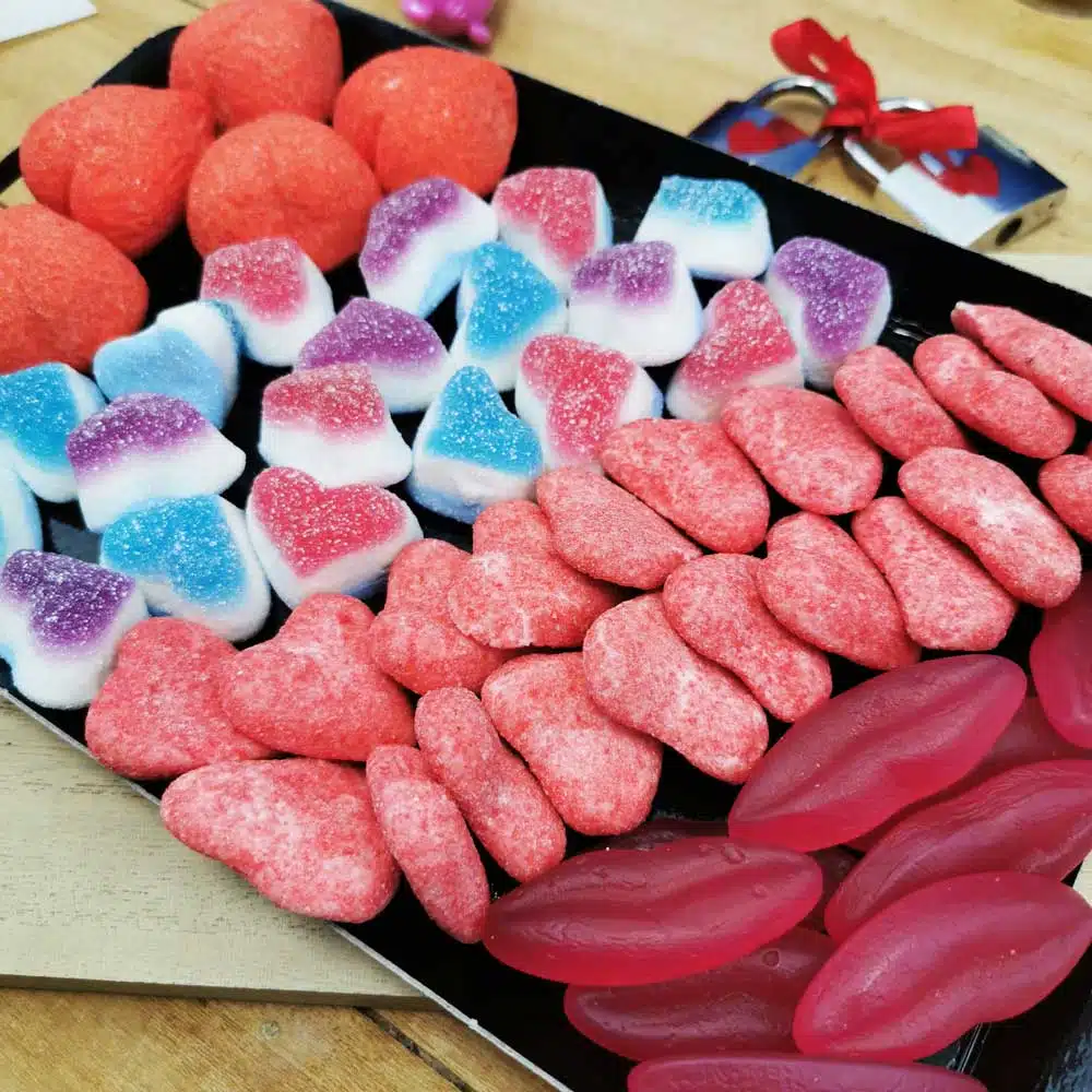 Plateau de bonbons sucré à partager – Saint valentin – Image 4