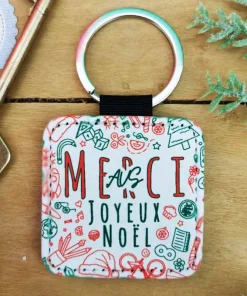 Porte clé ” Merci AVS – Joyeux Noël ” (collection noël)