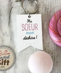 Porte clé famille “Ma sœur”