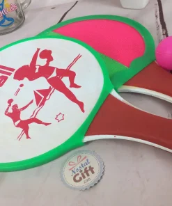 Raquettes de plage avec scratch