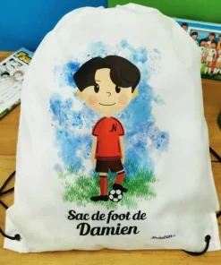 Sac à dos de foot / Football enfant personnalisable – Fille et garçon