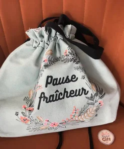 Sac isotherme fleuri – Pause fraicheur
