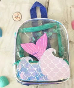 Sac à dos transparent sirène
