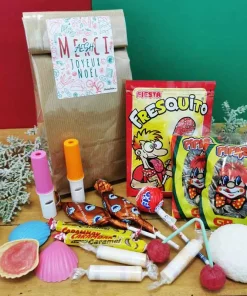 Sachet Bonbon des années 70 – ” Merci AESH – Joyeux Noël “