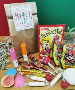 Sachet Bonbon des années 70 – ” Merci Maître – Joyeux Noël “