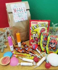 Sachet Bonbon des années 70 – ” Merci Nounou – Joyeux Noël “