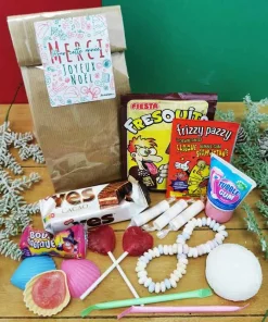 Sachet Bonbons des années 80 : “Merci pour cette année – Joyeux Noël” – (Collection Noël)