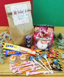 Sachet Bonbon des années 90 – Merci AESH – Joyeux Noël